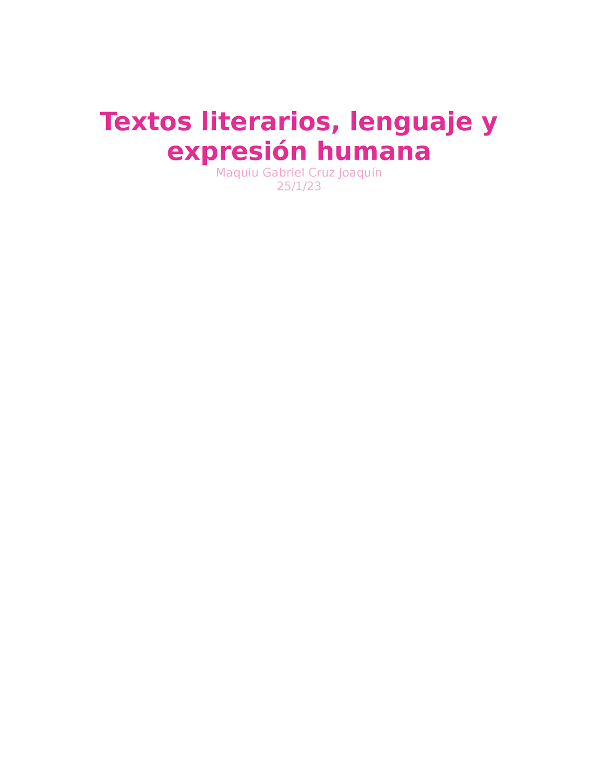 Modulo Textos Literarios Lenguaje Y Expresi N Humana Docsity Hot Sex Picture 2662