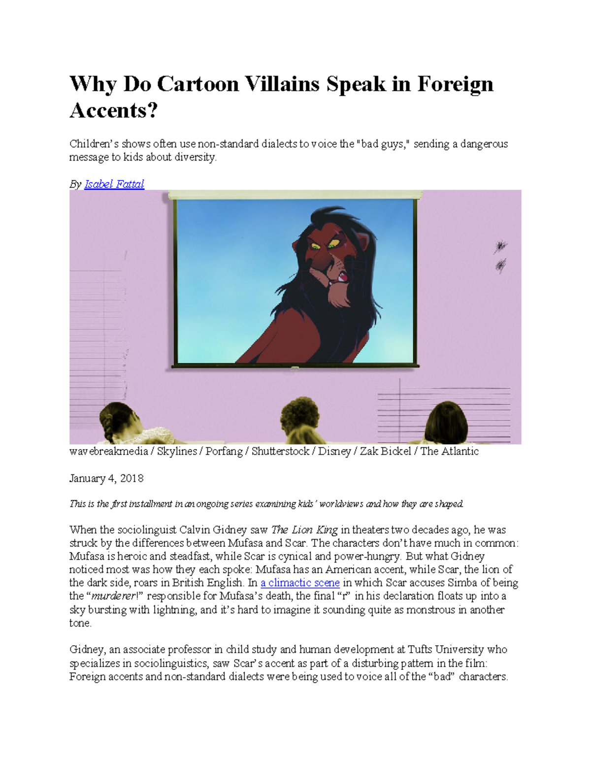 Why Do Cartoon Villains Speak in Foreign Accents - Why Do Cartoon ...