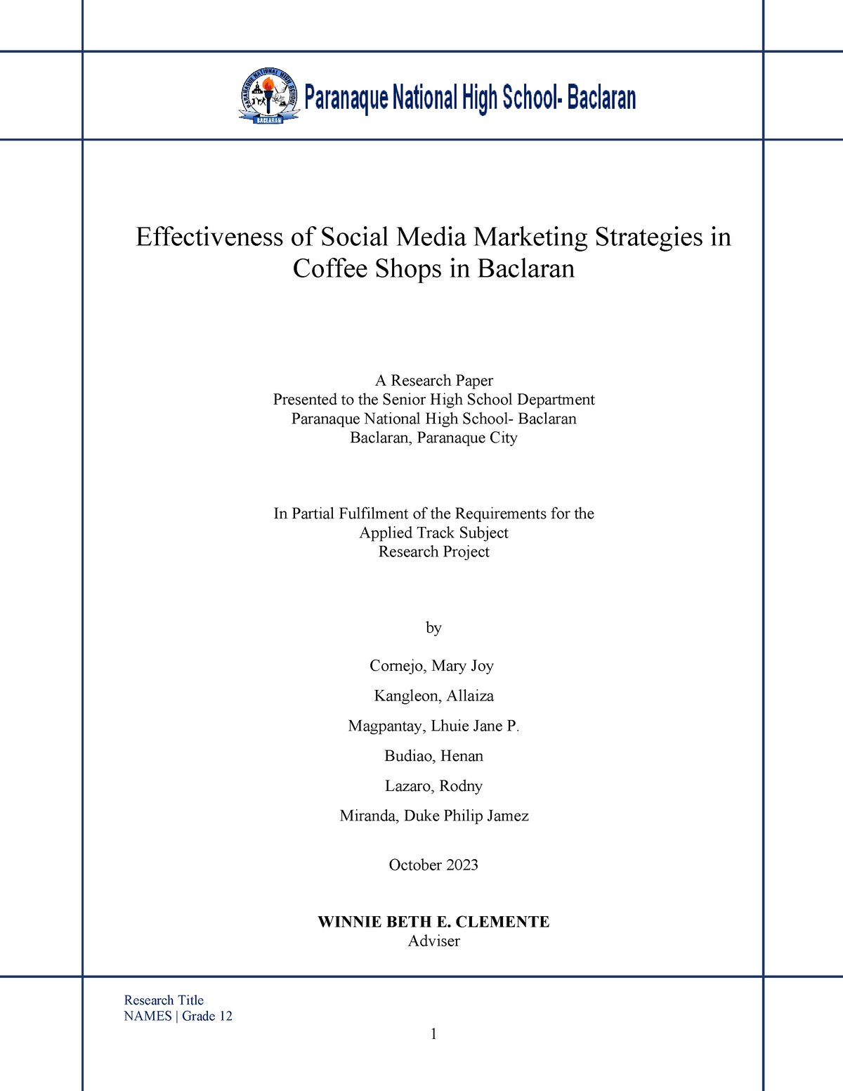 social media marketing quantitative research