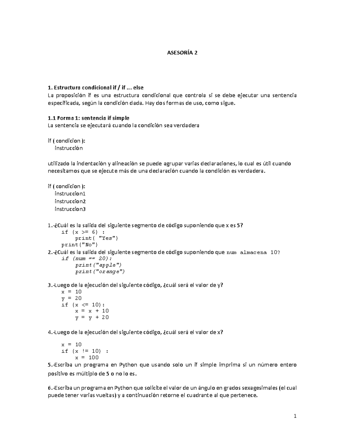 Asesoria 02 if - GUIAS DE ESTUDIOOOOOOOOOOOOOOO - 1 Estructura ...