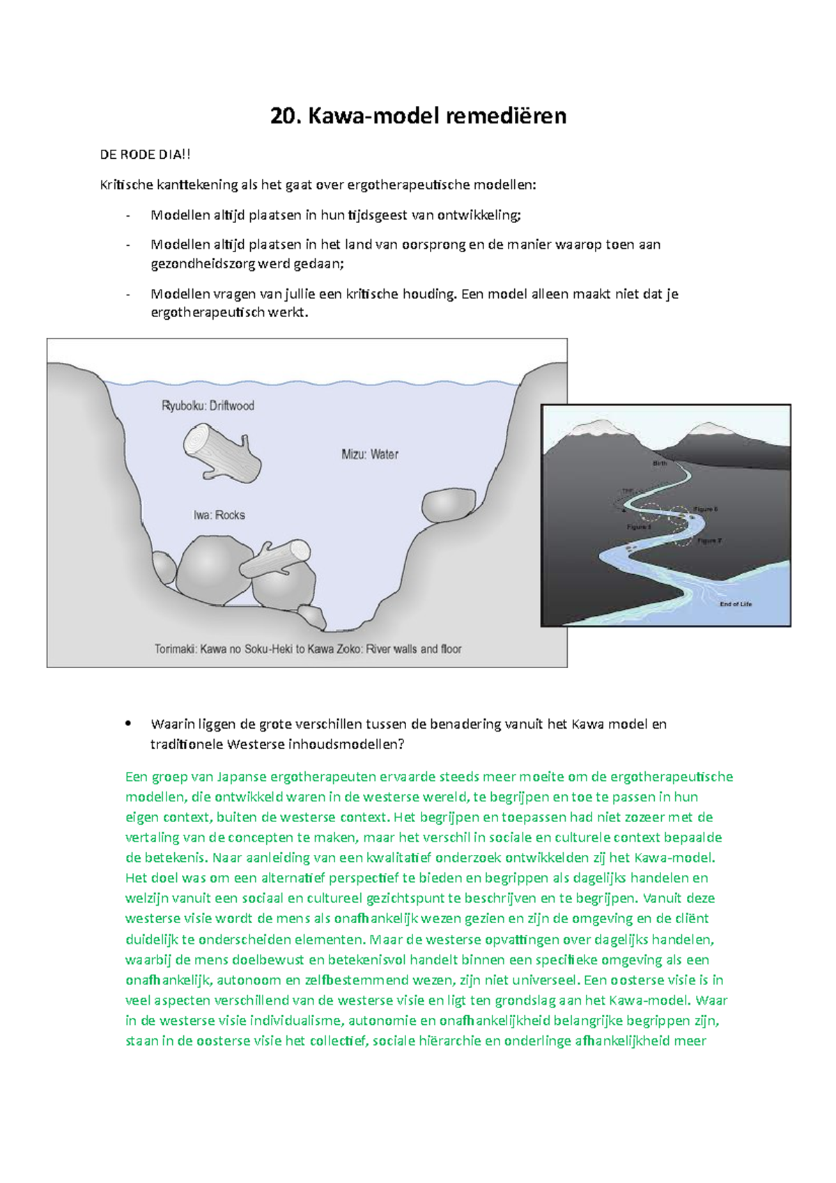 20. Kawa model remediëren - 20. Kawa-model remediëren DE RODE DIA ...