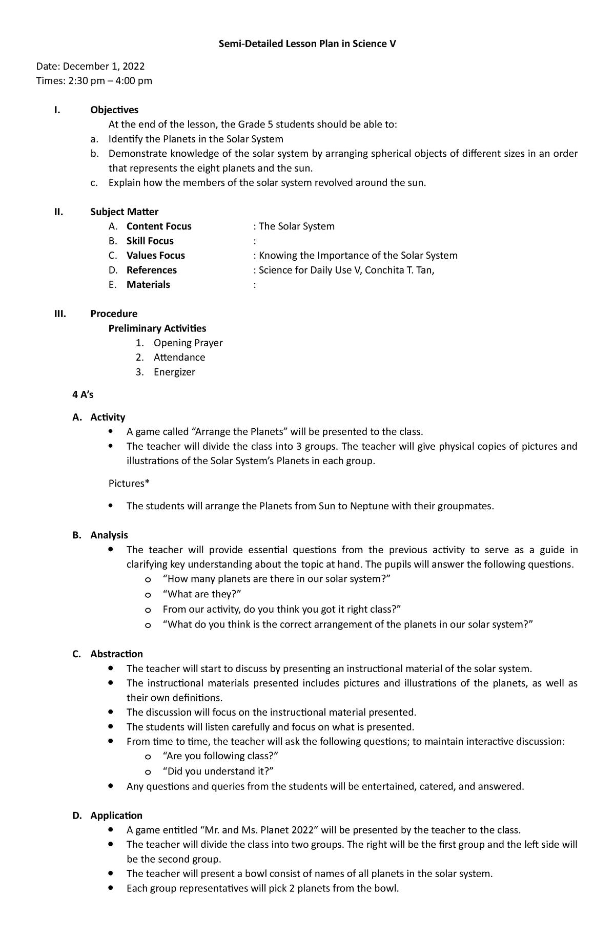 semi-detailed-lesson-plan-objectives-at-the-end-of-the-lesson-the