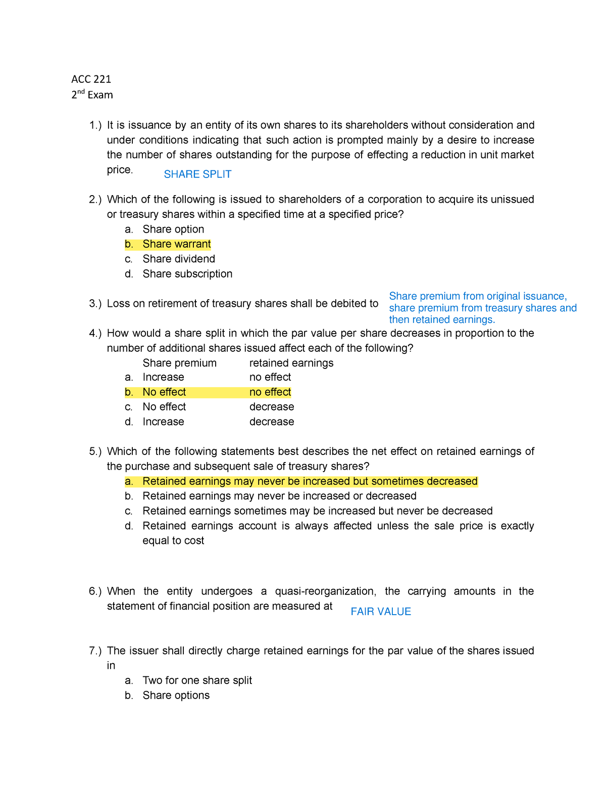 2nd-Exam-Reviewer - 2nd-Exam-Reviewer - ACC 221 2 NdExam 1.) It Is ...