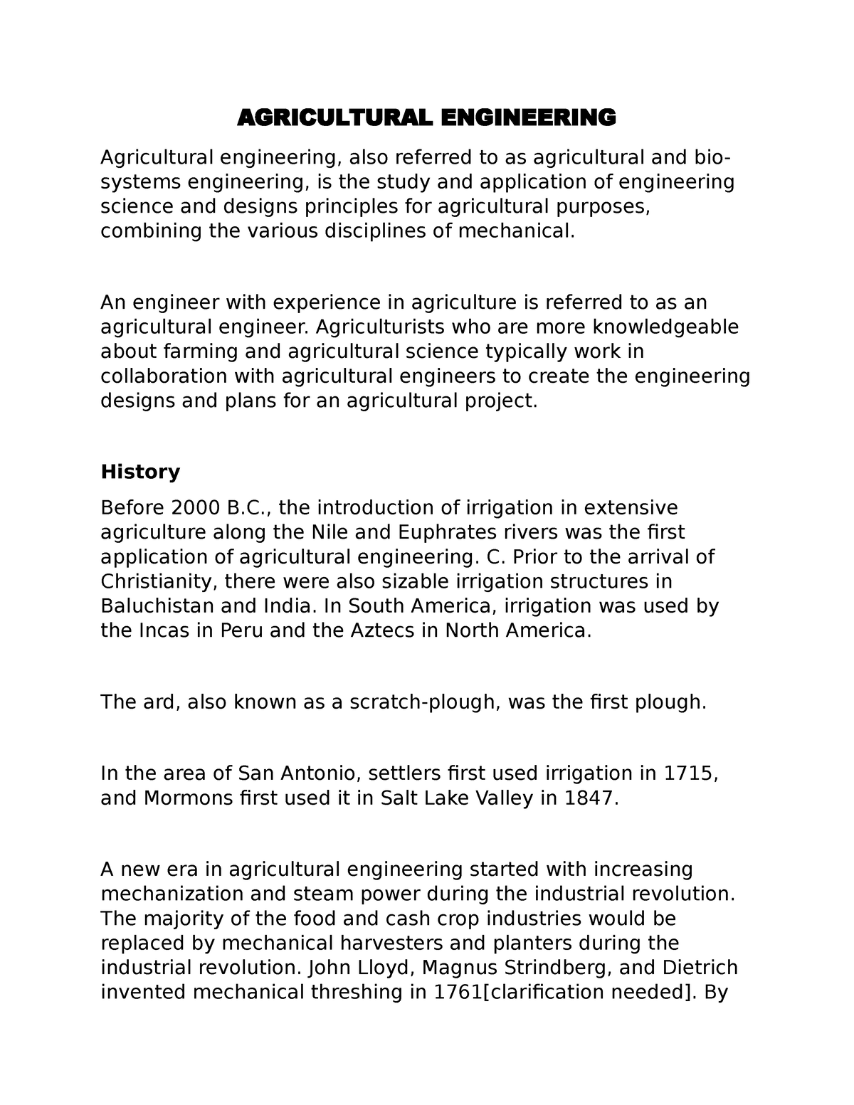 thesis topics for agricultural engineering