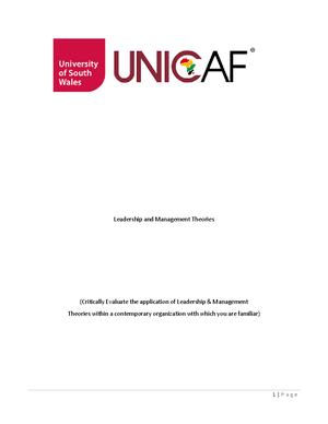 Formative task 3- Critical analyses and evaluation of Management ...