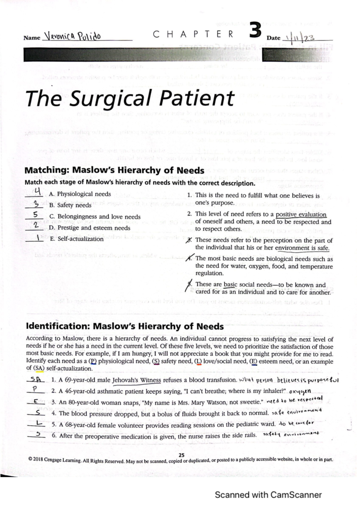 Chapter 3 Work Book Surg Tech - SURG - 100 - Studocu