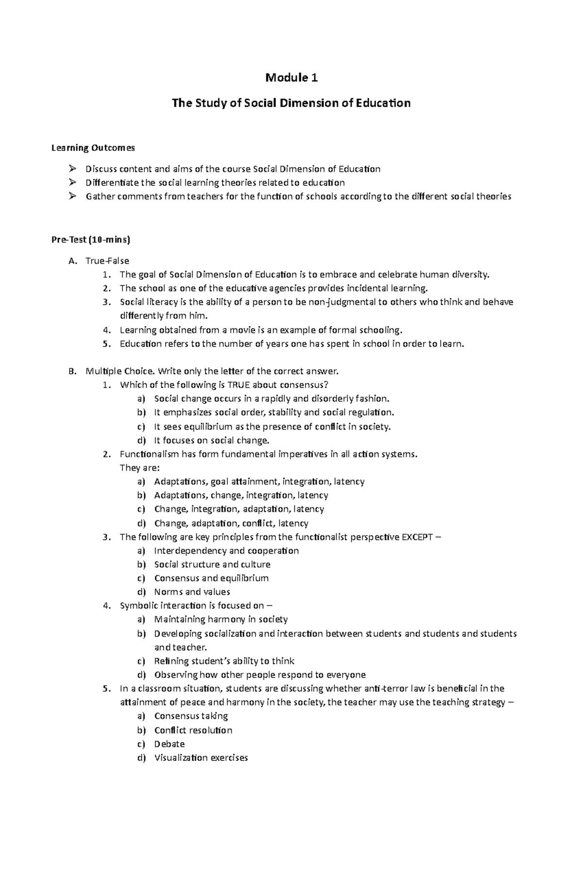 social-dimension-and-introduction-to-the-social-dimensions-module-1