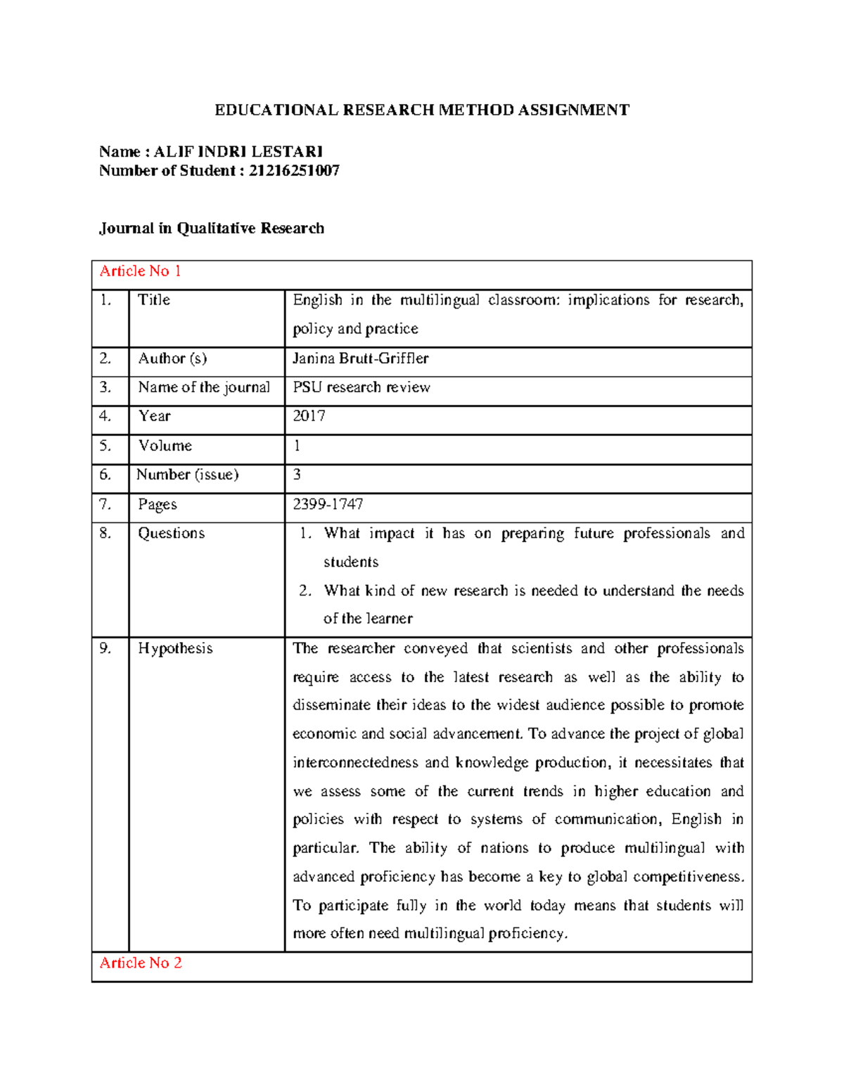 research methodology in elt