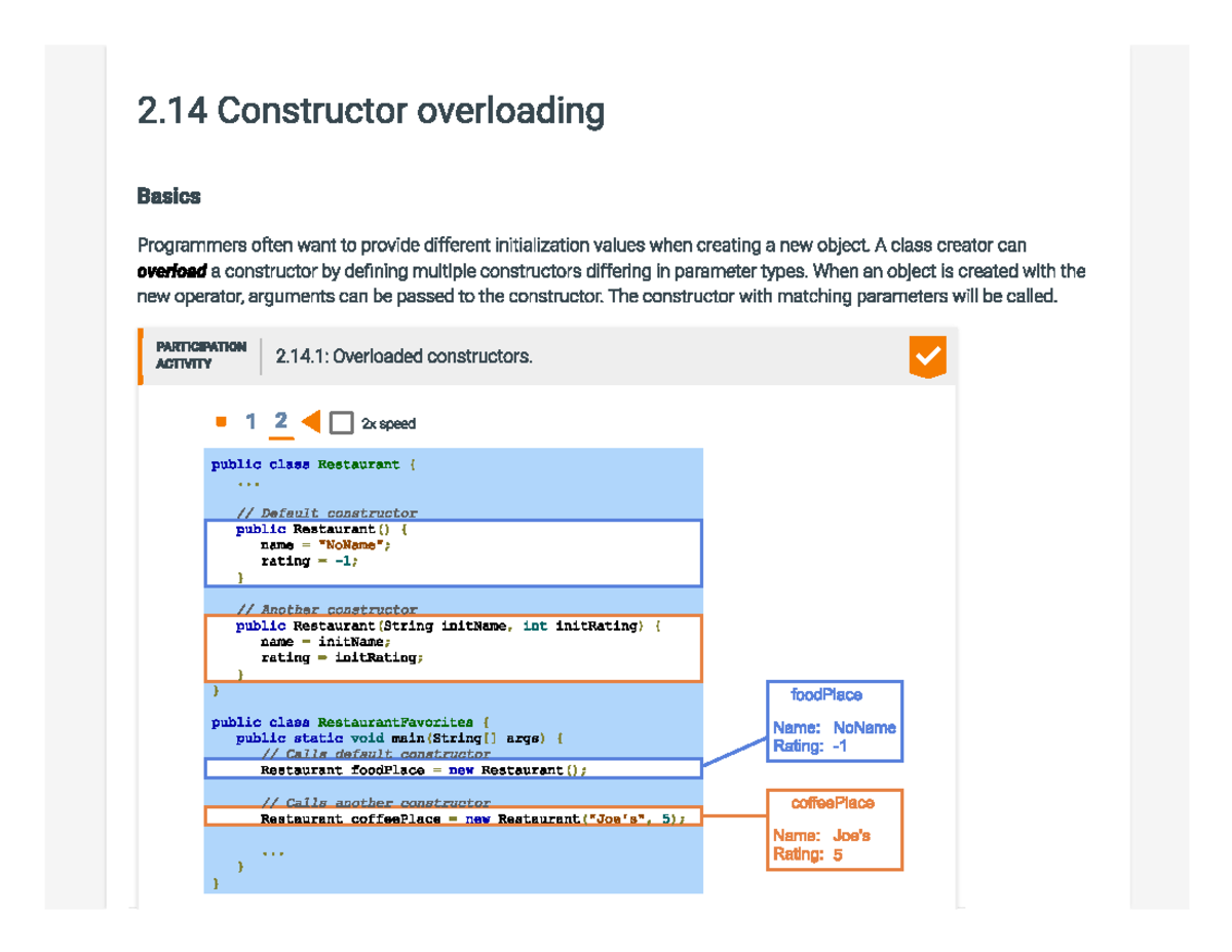 Java Create and overload constructors - The Urban Penguin