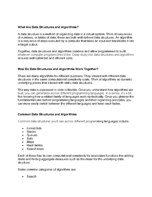 Algorithms Explained - Algorithms Explained Algorithms are a set of ...