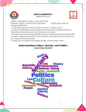 UCSP-Module-3 - This will serve as notes to students who are struggling ...