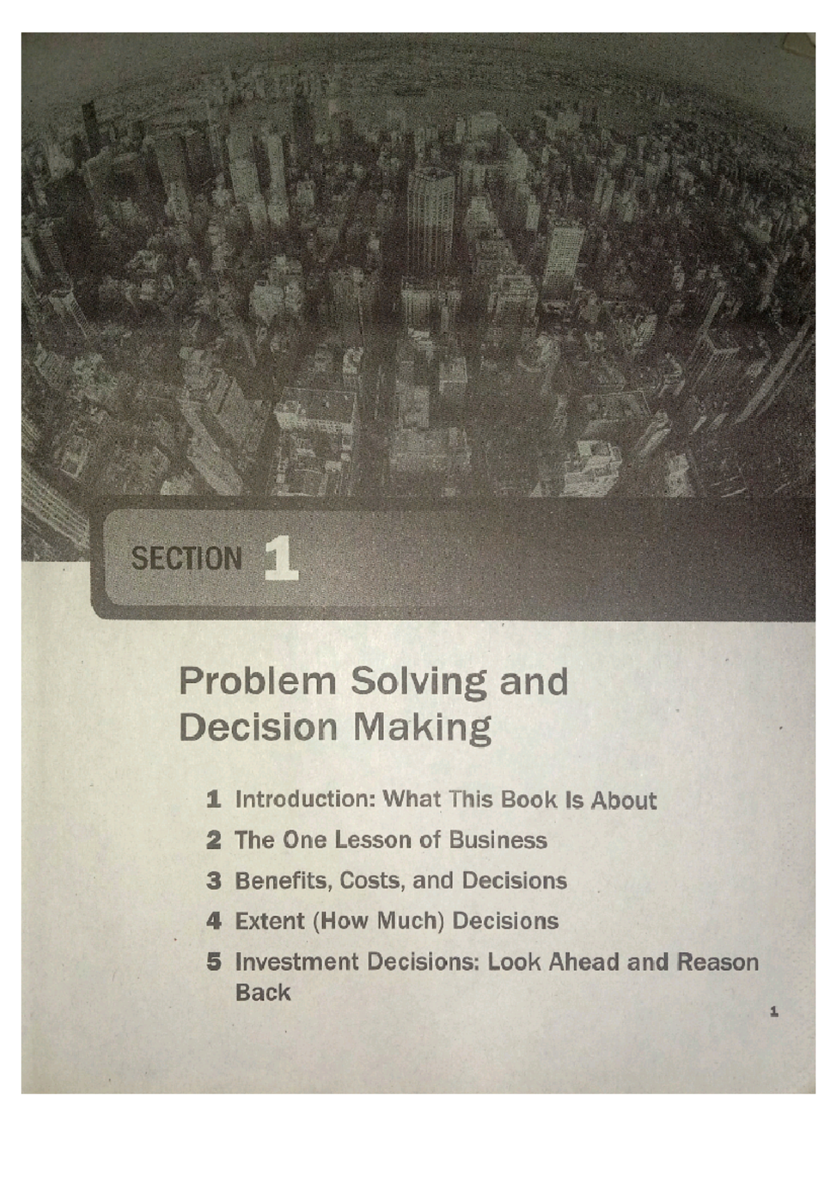 Chapter 1 Problem Solving and Decision Making - Accounting for Business ...