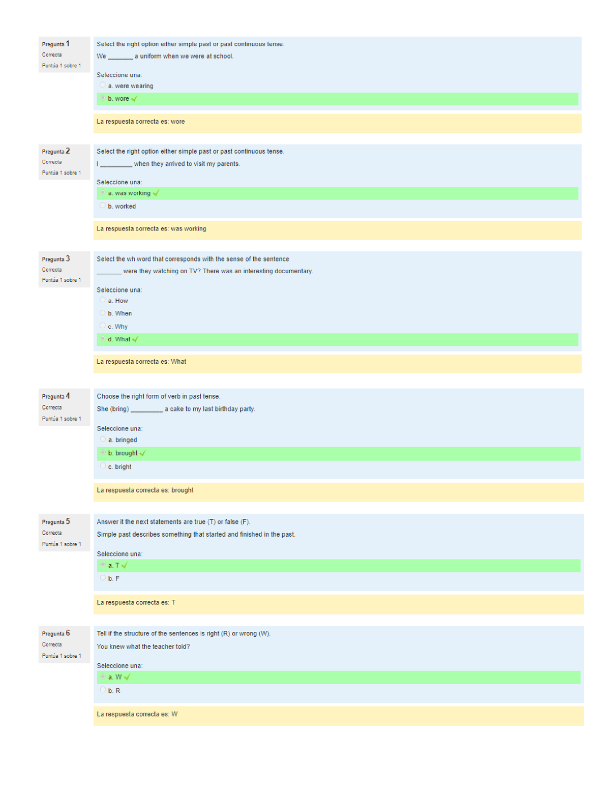 assignment 3 questionnaire u2 idioma extranjero ii