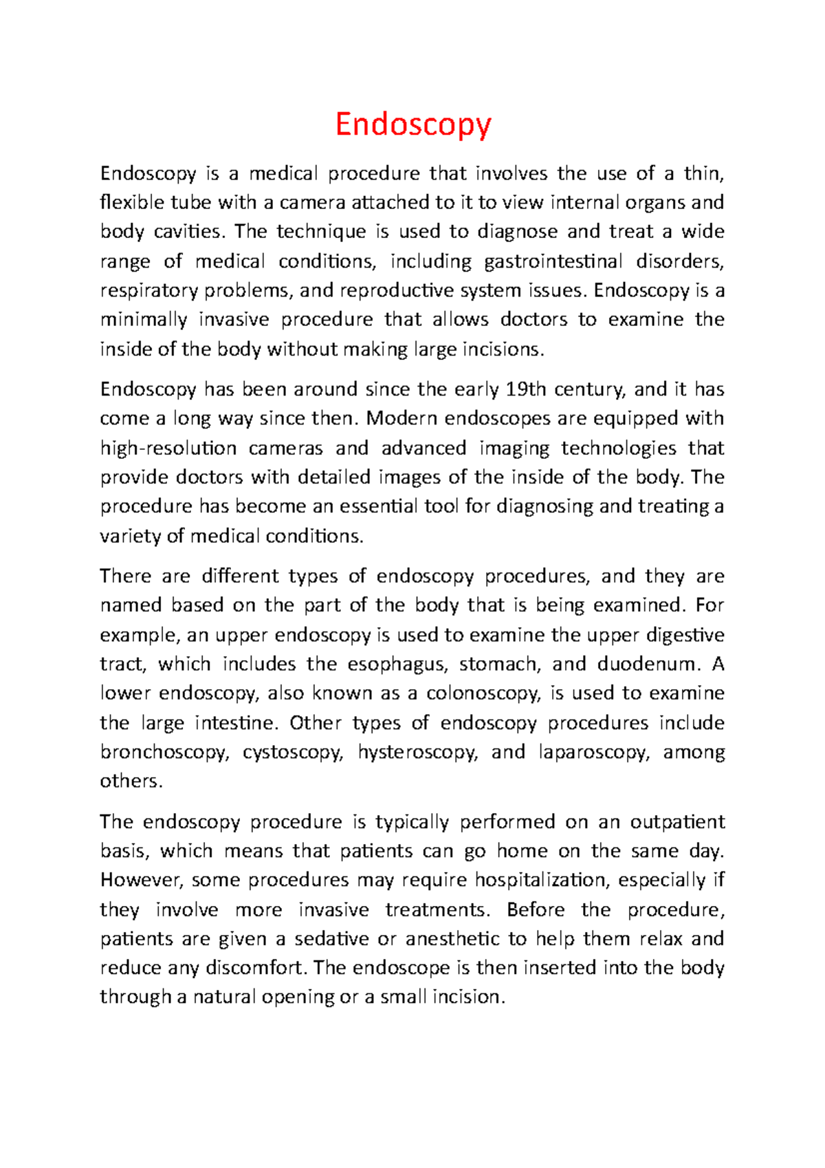 Clinical Endoscopy: New Techniques & Procedures - v5k2r8c