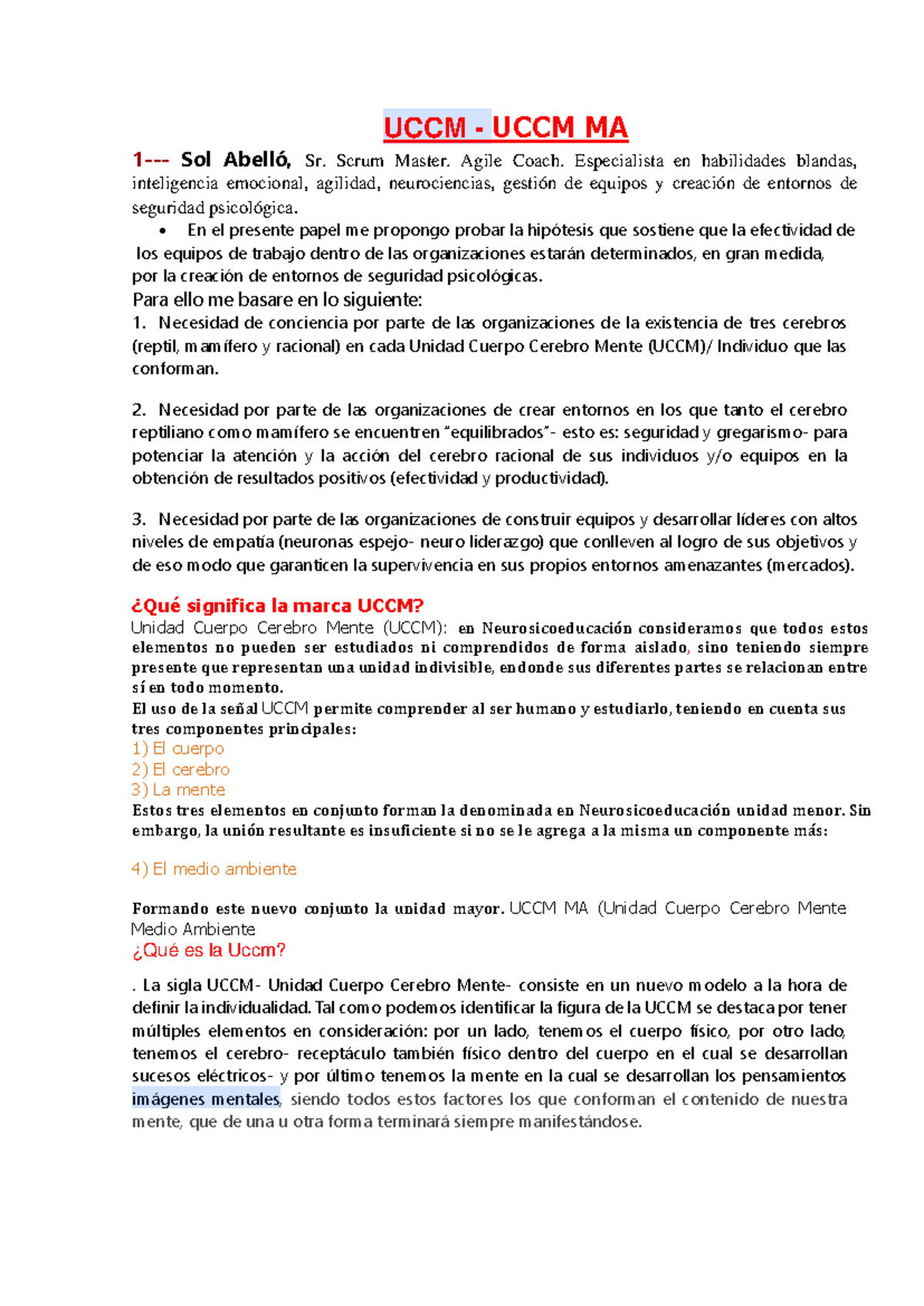 Tema UCCM.Material - apuntes - UCCM - UCCM MA 1 - Sol Abelló, Sr. Scrum ...