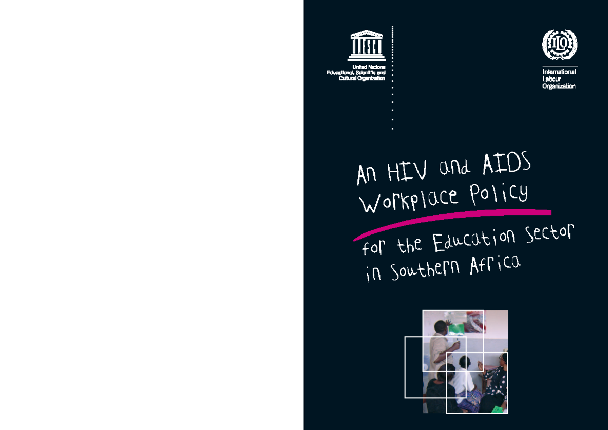 HIV and AIDS Workplace Policy - An HIV and AIDS Workplace Policy for ...