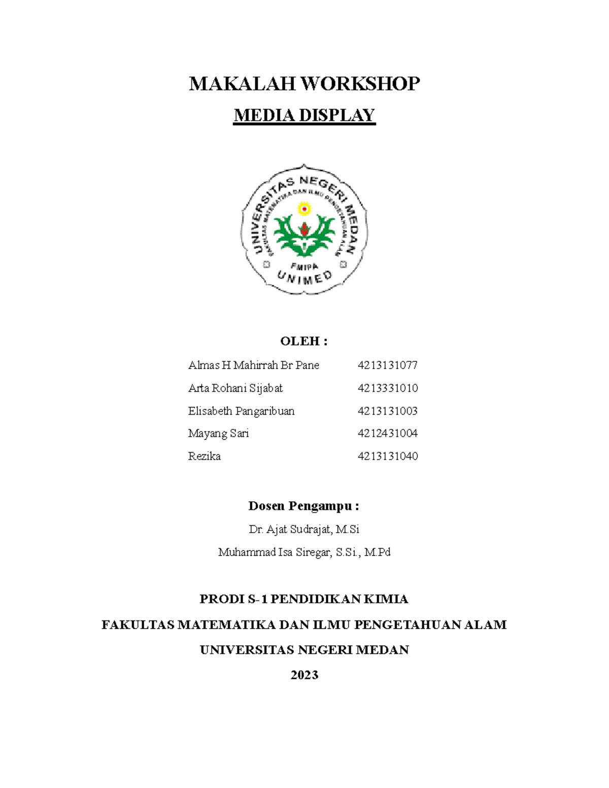 Media Display KEL 3 MAKALAH MEDIA DISPLAY OLEH