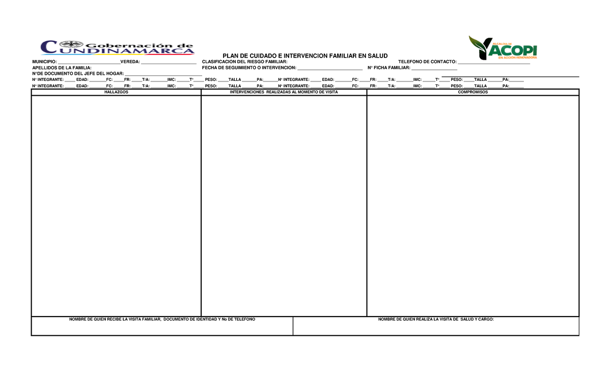 3 Formato Plan de cuidado 2022 - TELEFONO DE CONTACTO ...