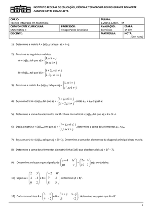 Lista De Exercicios 2 Lista De Exercicio - [Engenharia Civil ...