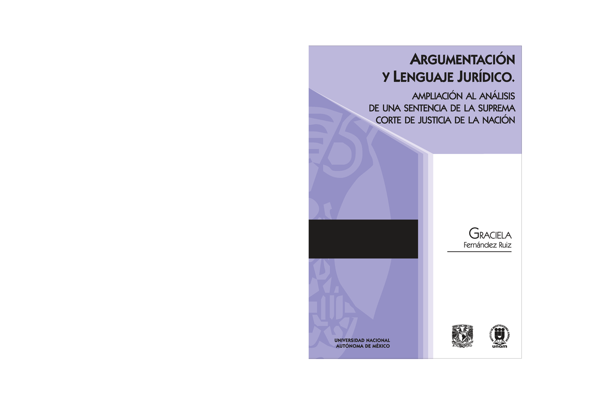 Argumentación Y Lenguaje Jurídico - Graciela Fernández Ruiz ...