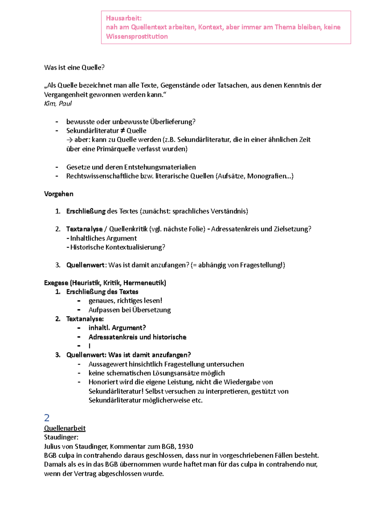 Was Ist Eine Quelle In Geschichte Was ist eine Quelle - SS 2023 - Einführung in die mittelalterliche