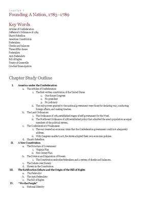 HIST 1700 Module 5 Lecture Notes - MODULE 5 KEY TERMS Frederick ...