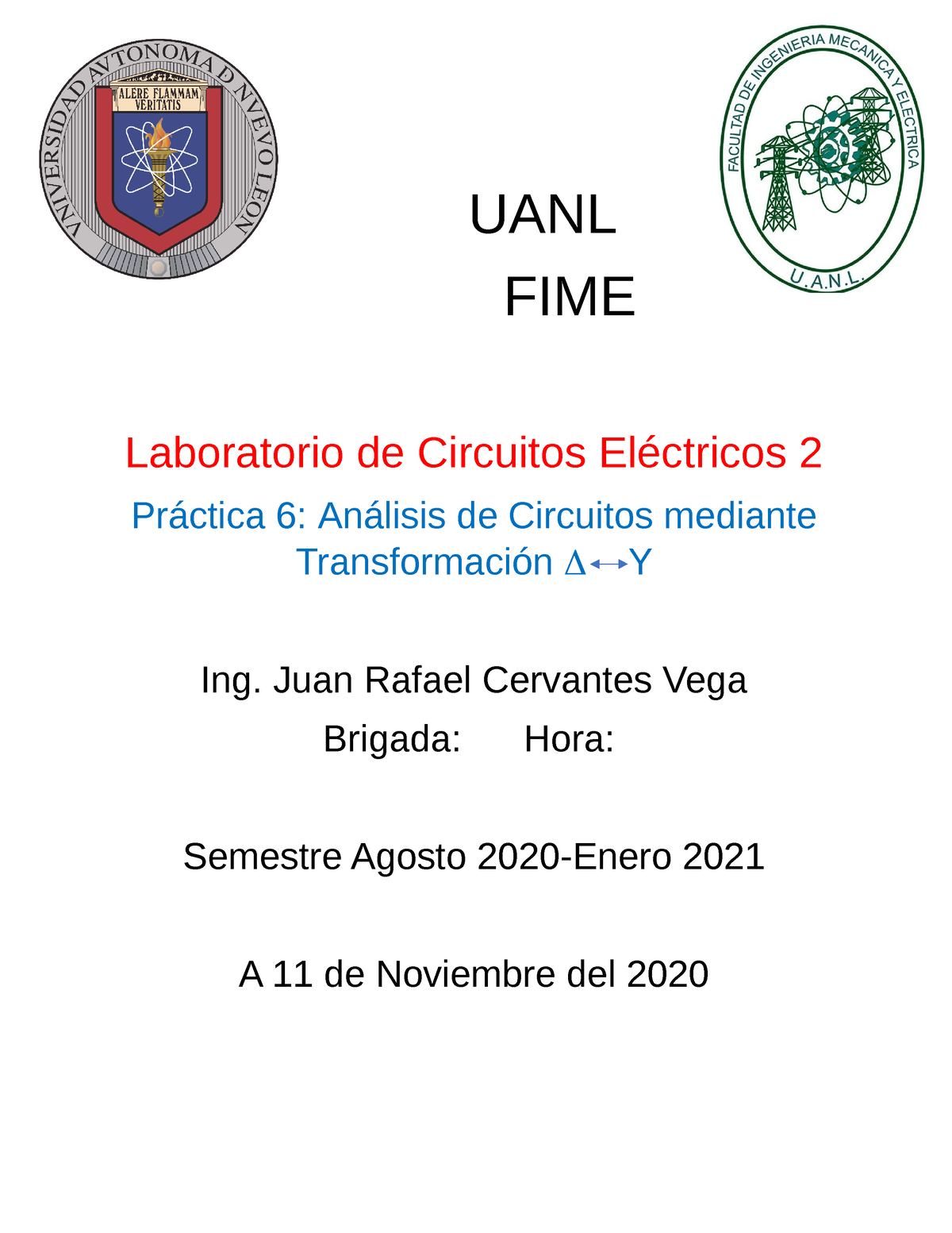 Lab Circuito 2 Pr Ctica 6 - UANL FIME Laboratorio De Circuitos ...