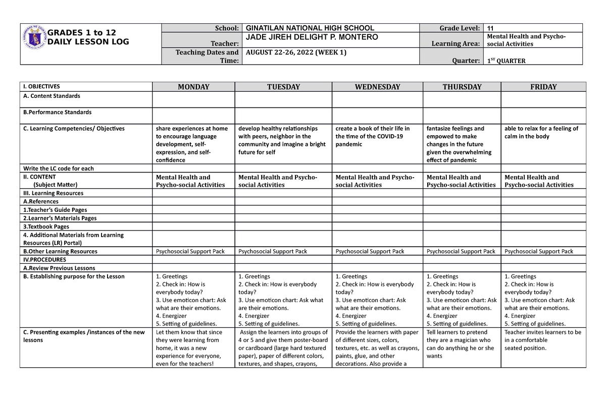 dll-psycho-social-lesson-plan-with-activities-in-psychosocial-support