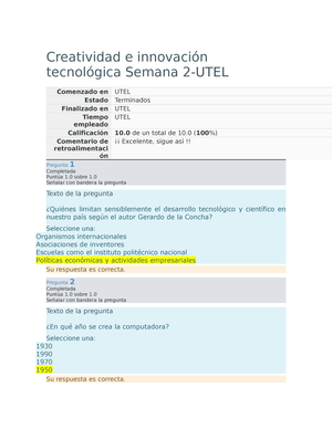 Puntos Extra 2 Autocalificable Creatividad E Innovacion Tecnologica ...