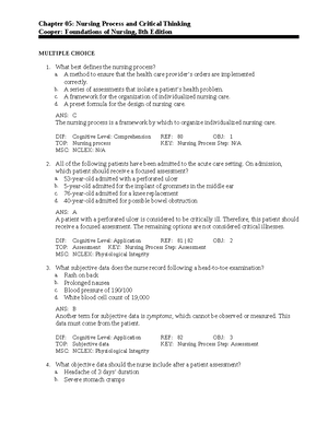 Vital Signs: Nursing Assessment And Interventions - Studocu