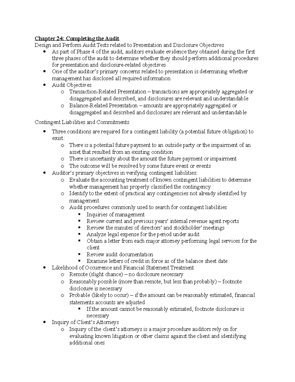Chapter 24 - Lecture notes from Risler - Chapter 24: Completing the ...