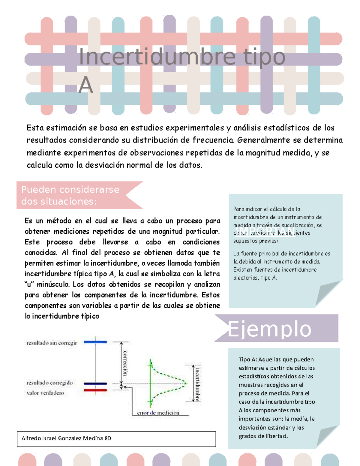 Incertidumbre tipo A Trabajo De Metrologia Procesos Industriales Para ...