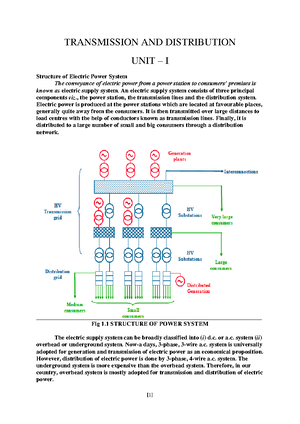 TD(U3) - Transmission and Distribution Lecture Notes - 123 TRANSMISSION ...