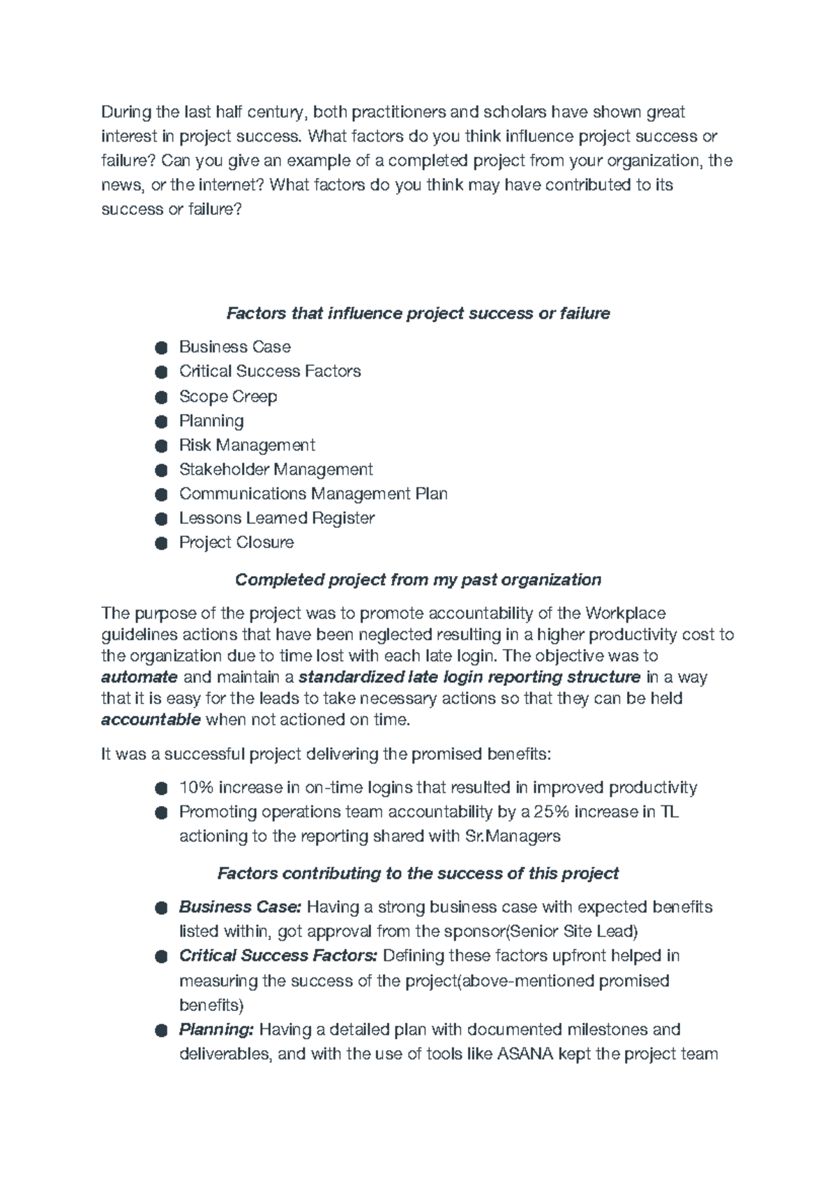Week 2 Discussion - During the last half century, both practitioners ...