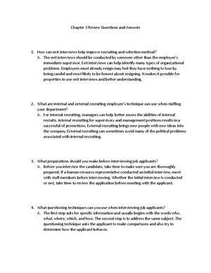 Chapter 4 Review Questions and Answers - Chapter 4 Questions and ...