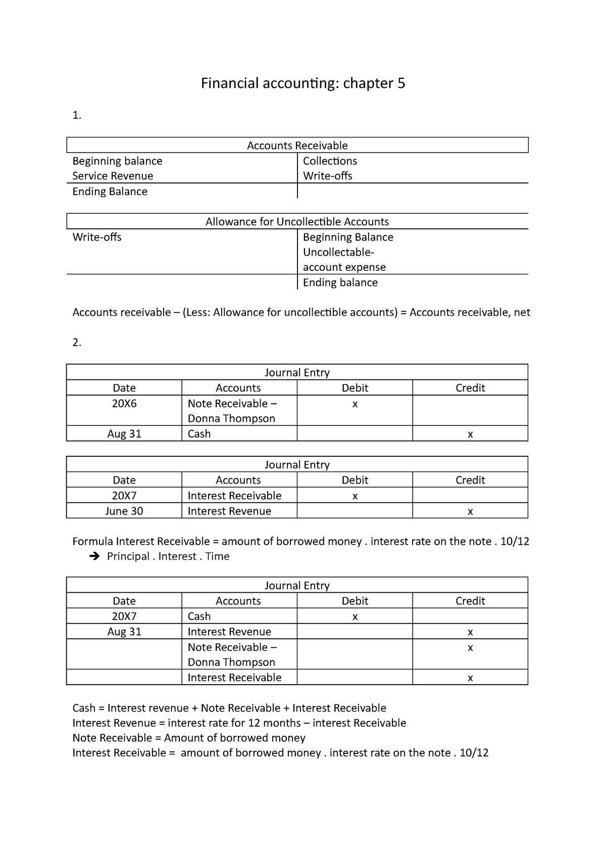 financial accounting chapter 5 homework