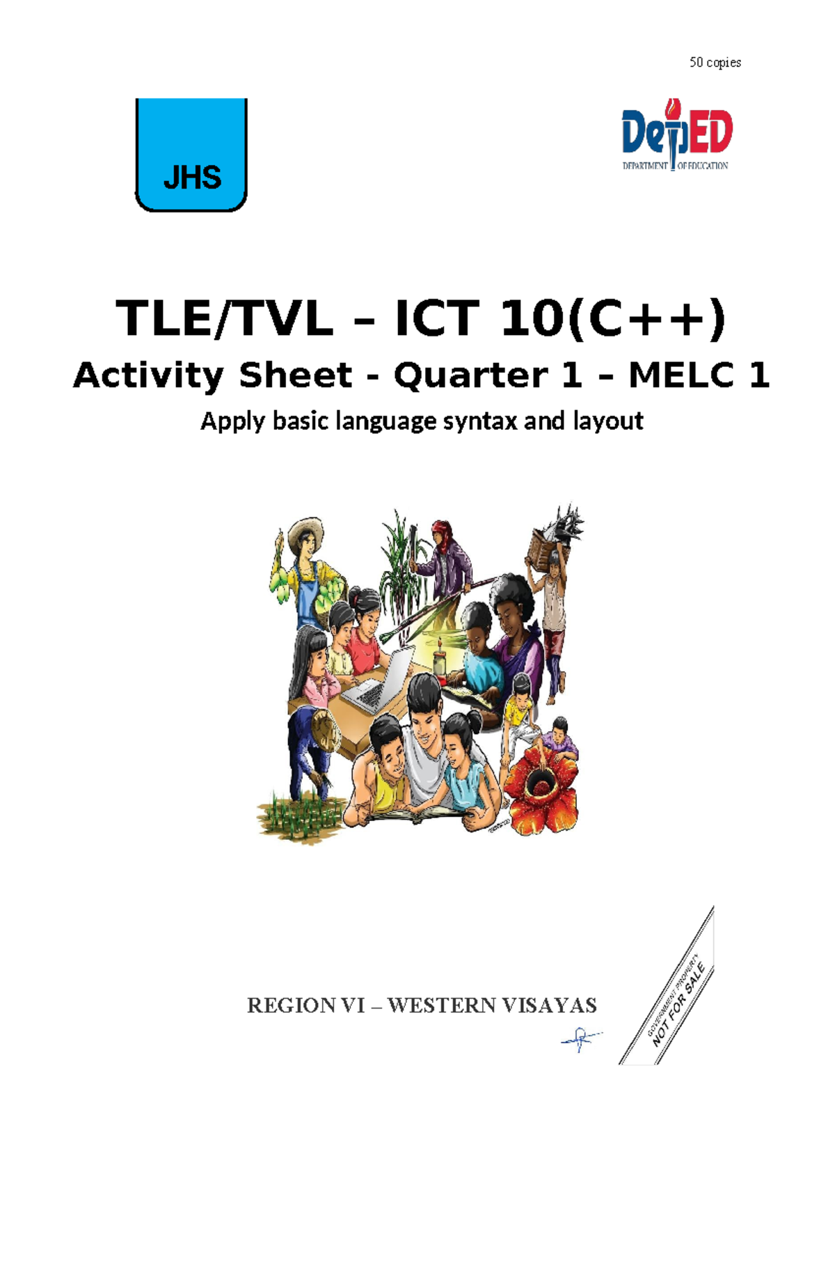 MELC-1 C++ Programming - M , s. 2020 - LAS Template for Learning Area ...