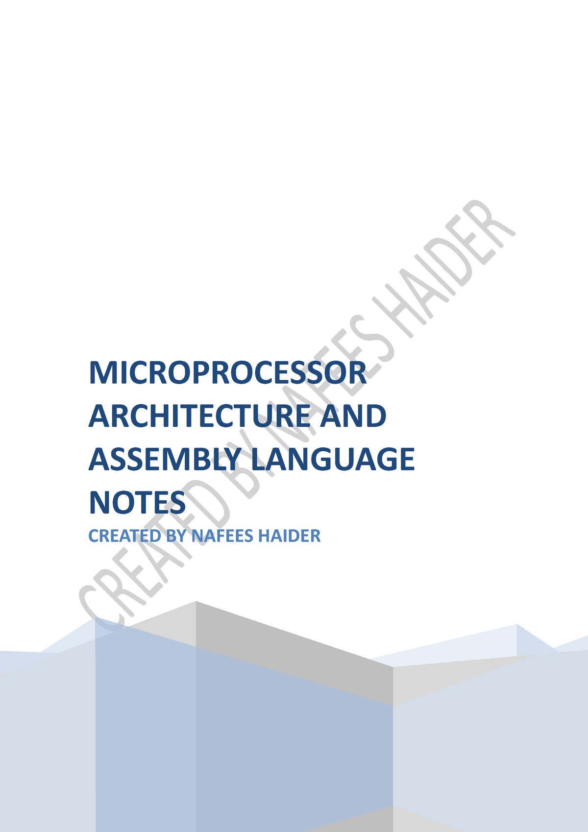 Microprocessor Architecture Chapter 1 - MICROPROCESSOR ARCHITECTURE AND ...