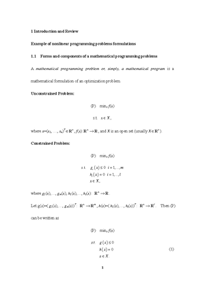 Lecture 7 Constrained optimization - in class revised - 7 Constrained ...