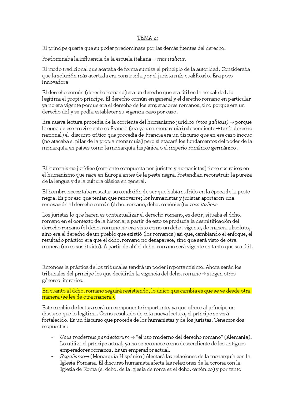 Tema Tema Fundamentos Hist Ricos Del Sistema Jur Dico Apuntes