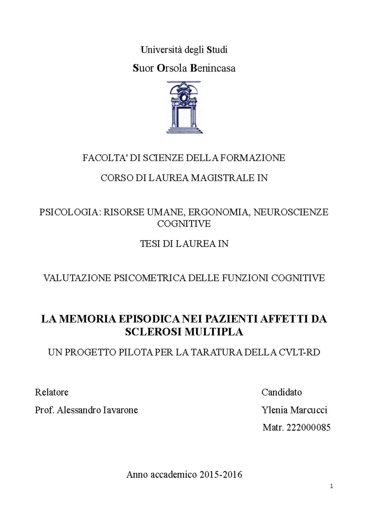 Laurea In Teologia Piano Di Studi