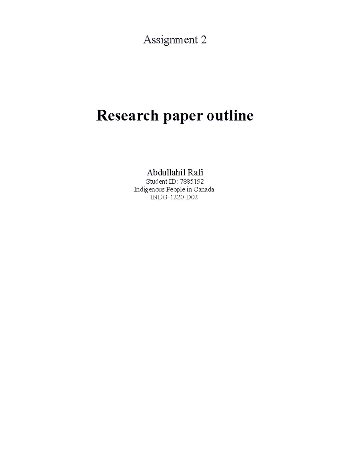 Assignment 2 I. Introduction Definition of the Metis Origin from the