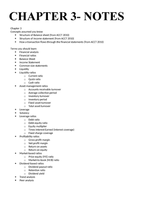 Financial Management 1 Exam 1 - Financial Management 1- Exam 1 Chapter ...