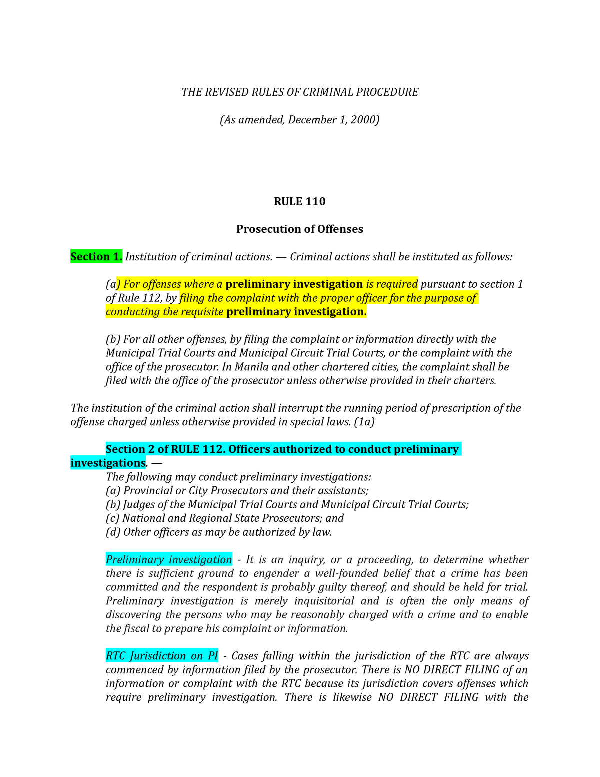 the-revised-rules-of-criminal-procedure-notes-the-revised-rules-of