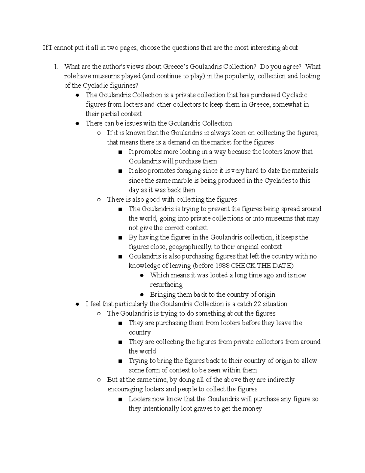 Seminar 2 Prompts - If I Cannot Put It All In Two Pages, Choose The 