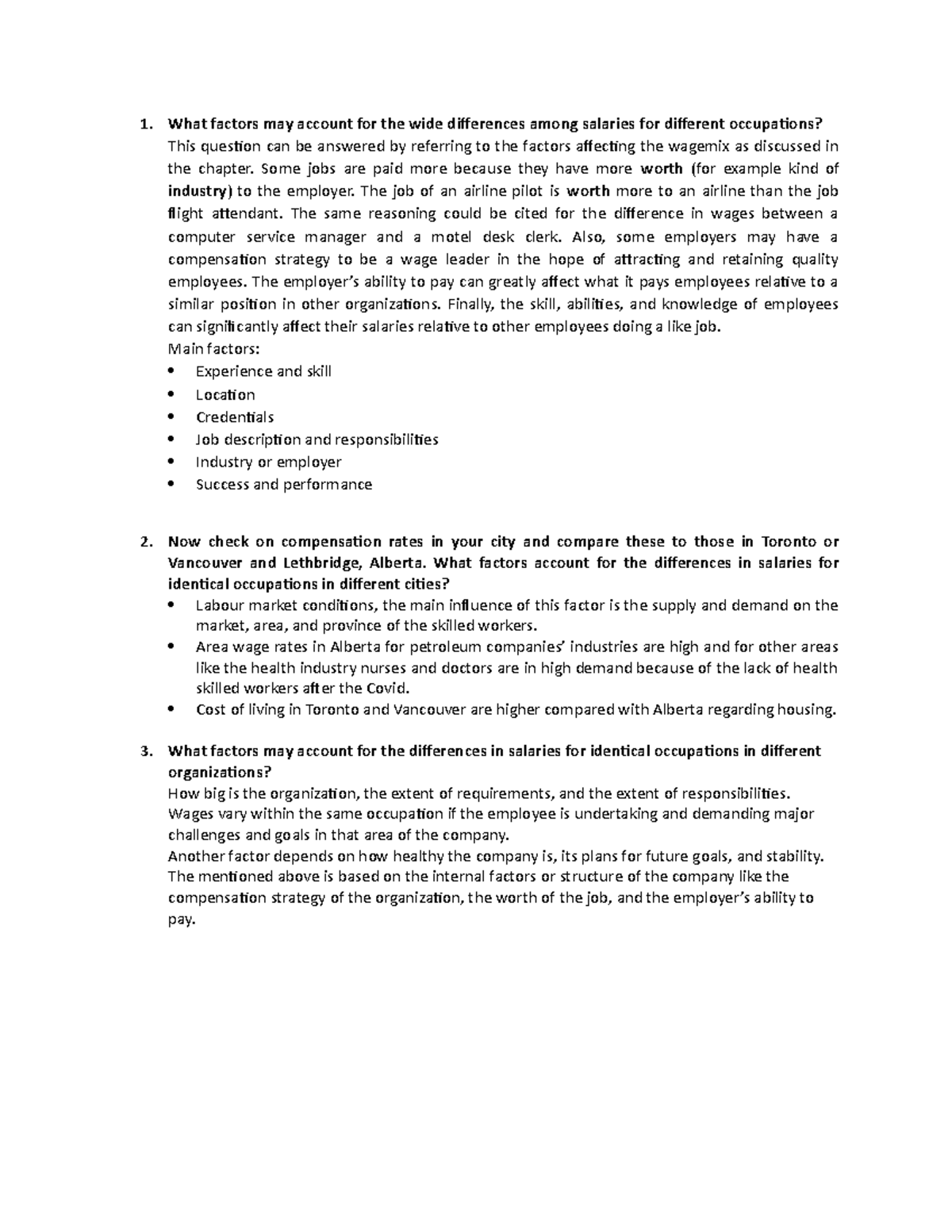 Case study discussion 3 What factors may account for the wide
