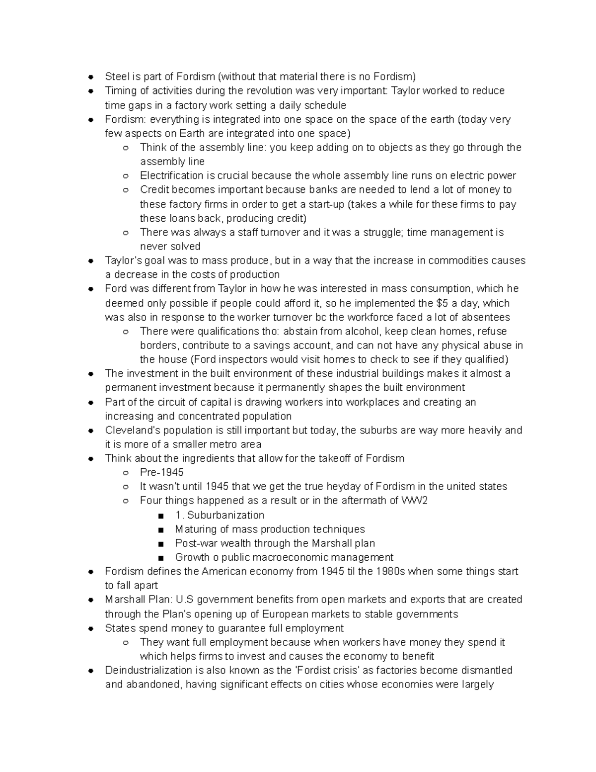 Taylorization, Fordism and 2nd Industrial Revolution - Steel is part of ...