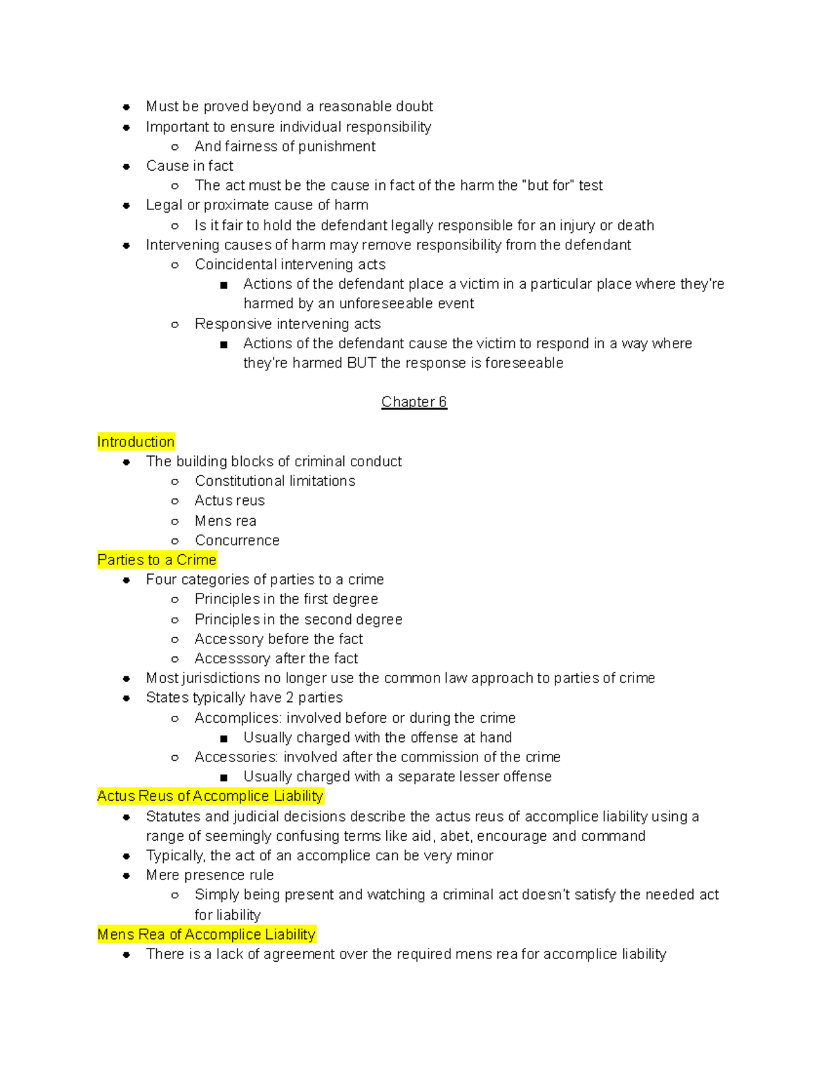 Contemp Crim Slides P18 - Must be proved beyond a reasonable doubt ...