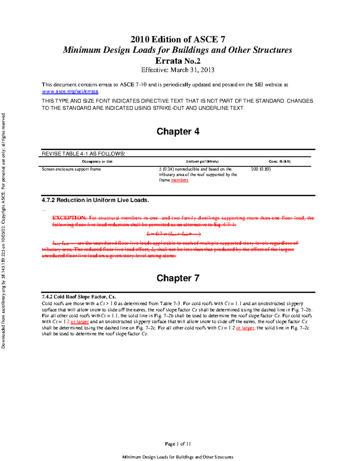 9780784410851.err - Aajdjkakakalal - Page 1 of 11 2010 Edition of ASCE ...