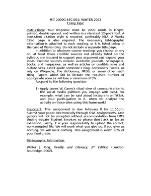 MIT 2000 notes - Breakdown of the readings - Week 1 - Images Readings ...